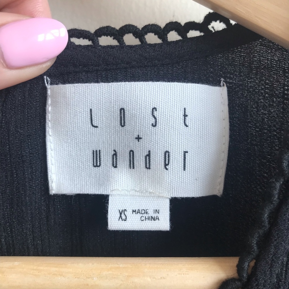 $20 SALE Lost + Wander Dulce De Leche CropJumpsuit - Picture 5 of 9